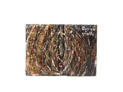 Die Donauquelle by Anselm Kiefer, 1978, Artist's book: mixed media on linen book cover. Approx, sold Jun 2022