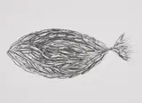 Irving Penn, Fish made of Fish (New York)