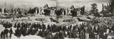 Hermann Claasen, Fronleichnamsprozession, Köln, 1946, Gelatin silver print, printed later (copy print of a photo montage)