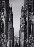 Karl Hugo Schmölz, Turmstreben, Kölner Dom, 1946, Ferrotyped gelatin silver print on Agfa paper, printed later