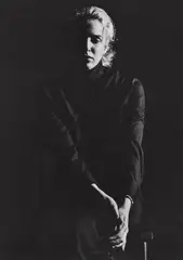 Bildnis Schwarz-Weiss by Otto Steinert, 1952, Vintage ferrotyped gelatin silver print, sold Jun 2022
