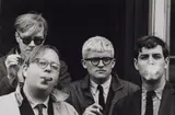 Dennis Hopper, Andy Warhol, Henry Geldzahler, David Hockney and David Goodman