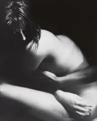 Untitled by Sanne Sannes, 1960s, Vintage ferrotyped gelatin silver print, sold Jun 2022