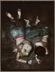 Chains by Jan Saudek, 1968, Gelatin silver print, printed later, hand-tinted, sold Jun 2022