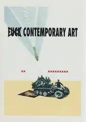 Fuck Contemporary Art by Thomas Ruff, 1998, Chromogenic print on Fujifilm-Pictro paper, offered Jun 2022