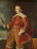 Portrait of Ferdinand of Austria, Cardinal Infante of Spain and Archbishop of Toledo by studio or follower of Anthonis van Dyck, Oil on canvas (relined), sold May 2022