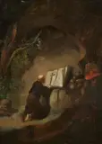 Rembrandt, Saint Jerome in the Desert, Oil on panel