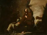 Jacob and the Flock of Sheep by studio of Jusepe de Ribera, Oil on canvas (relined), sold May 2022