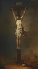 Januarius Zick, Christ on the Cross, Oil on canvas (relined)