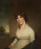 Sir Henry William Beechey, Portrait Mrs. Robert Prickett, Oil on canvas (relined)