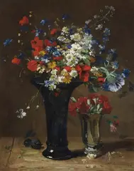 Philippe Rousseau, Flower Still Life, Oil on canvas