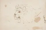 Study of a Lion's Head, facing left
Landscape Study by Johann Heinrich Wilhelm Tischbein, Pen in brown resp. pen and brush in brown, sold May 2022