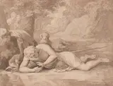 Johann Heinrich Wilhelm Tischbein, Narcissus observing his Reflection in the Water
