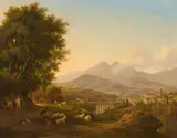 Abraham Teerlink, Tirreni Quarry near Salerno, Oil on canvas (relined)