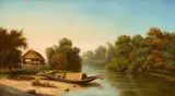 Ernest Charton, Souvenir de Guayaquil, Oil on canvas