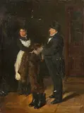 Konstantin Makovsky, The Cloakroom, Oil on canvas
