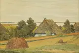 Paul Müller-Kaempff, Blue House with a View of the Bodden
