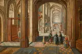 Hendrik van Steenwijk II, Interior of a Church, Oil on panel