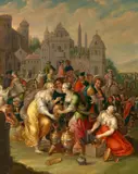 The Exodus by studio of Frans Francken the Younger, Oil on copper, offered May 2022