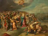 The Martyrdom of Saint Ursula by attributed to Frans Francken the Younger, Oil on copper, offered May 2022