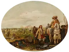 Jan Martszen de Jonge, A Prisoner after the Battle, Oil on copper