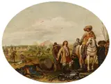 Jan Martszen de Jonge, A Prisoner after the Battle, Oil on copper