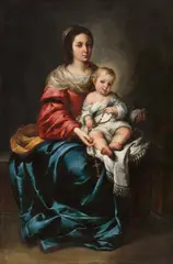 Bartolomé Esteban Murillo, The Virgin of the Rosary, Oil on canvas (relined)