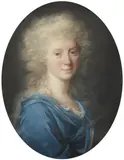 Portrait of Friederike Eleonore Sophie von Kalb by attributed to Johann Heinrich Schröder, Chalk pastel on paper, sold May 2022