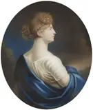 Queen Louise of Prussia in Profile by copy after Johann Heinrich Schröder, Chalk pastel on parchment, sold May 2022