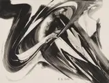 Karl Otto Götz, Untitled, 1955, Gouache on card