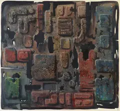 Gerd Baukhage, Untitled, 1966, Oil on wood