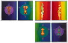 Paul Wunderlich, Corpus Delicti, 1965/1966, Six-part work: each oil on canvas. Each