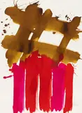 Markus Prachensky, Luxor Swing, 1997, Ink on card