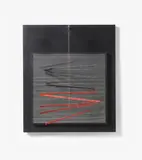 Jesús Rafael Soto, Petite Vibration Brique et Noir