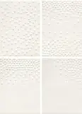 Wie weiss ist wissen die Weisen. Hommage à Günther Uecker by Günther Uecker, 1975, 4 embossings on card. Each, sold Dec 2021