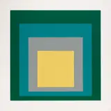 Josef Albers, SP VI, 1967, Colour silkscreen on card