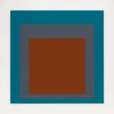 Josef Albers, SP VII, 1967, Colour silkscreen on card