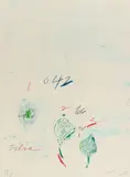 Cy Twombly, Natural History Part II Tilia Cordata, 1975/1976, Lithograph, granolithograph and heliotype on card
