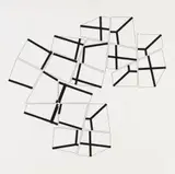 Manfred Mohr, P-360-EE, 2011, Acrylic on canvas
