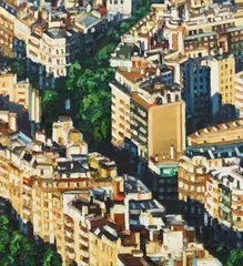 Paris 11/III by Ralph Fleck, 2001, Oil on canvas, sold Dec 2021