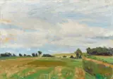 Fritz Overbeck, Im Schluh, 1896, Oil on cardboard