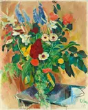 Rudolf Levy, Blumenstillleben, 1919, Oil on canvas