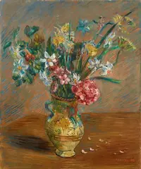 Walter Bondy, Blumenstillleben, 1929, Oil on canvas