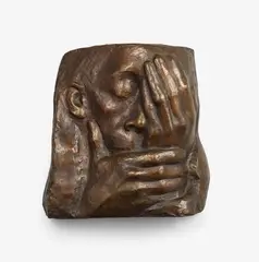 Käthe Kollwitz, Die Klage, 1938/1941, Bronze relief