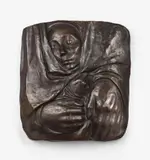 Käthe Kollwitz, Grabrelief (Ruht im Frieden seiner Hände), 1935/1936, Bronze relief