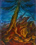 Richard Ziegler, Baum mit Fels