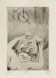Otto Dix, Lili, 1922, Etching on chamois-coloured wove paper