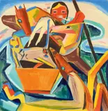 Johanna Schutz-Wolff, Ohne Titel, 1920, Gouache on wove paper