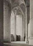 Albert Renger-Patzsch, Stralsund, Marienkirche, Blick durch den Chorumgang nach Süden, 1928/29, Vintage gelatin silver print on Kodak-Royal paper