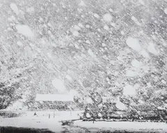 Schneetreiben I by Robert Häusser, 1954, Gelatin silver print, printed later (copy print), sold Dec 2021